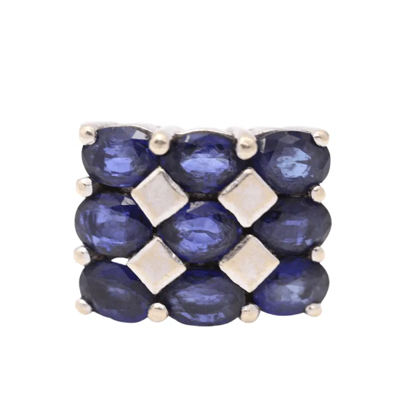 Bague en or avec saphirs sold by 58 Facettes