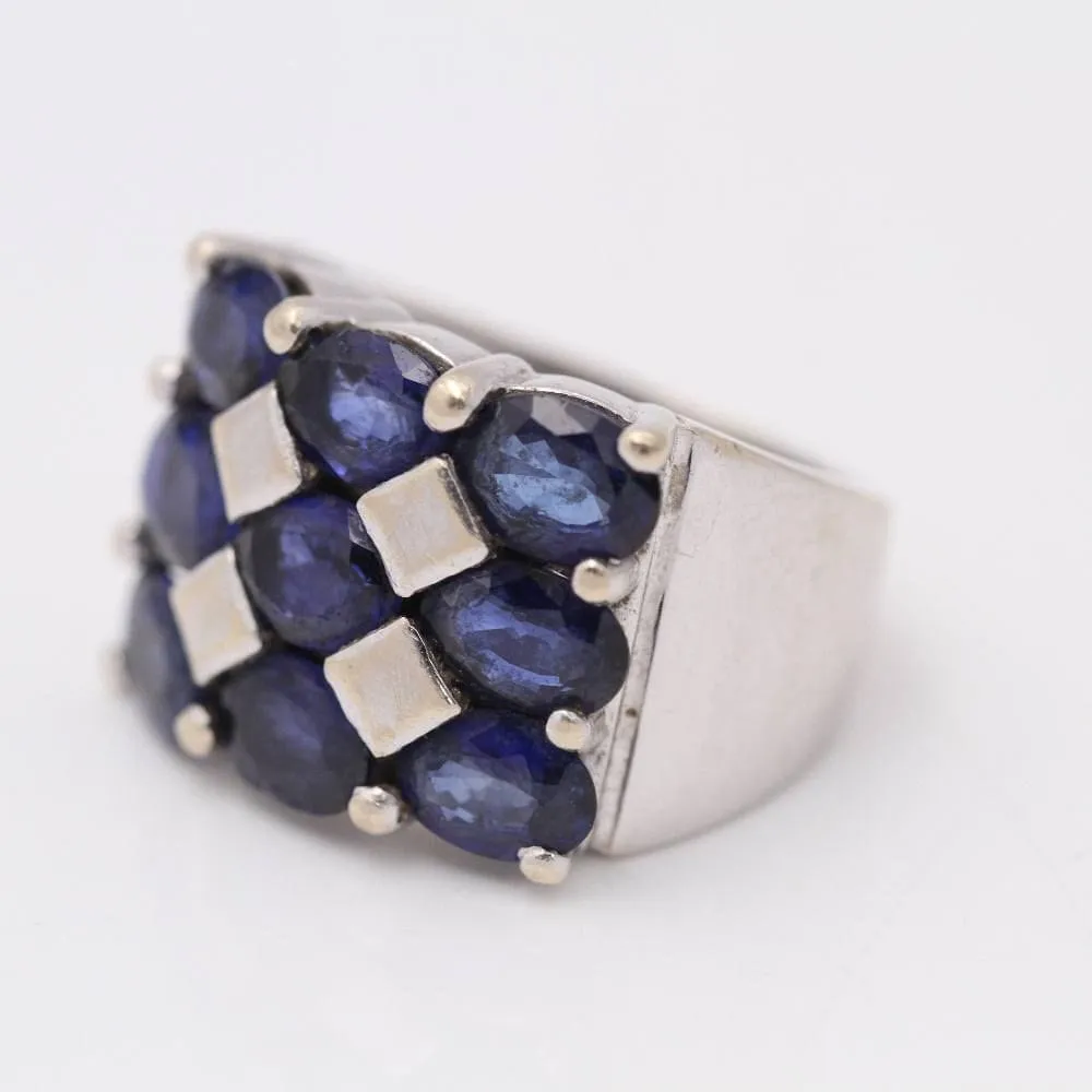 Bague en or avec saphirs sold by 58 Facettes product image thumbnail 5