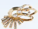 Broche ancienne en or jaune et diamants sold by 58 Facettes