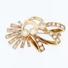 Broche ancienne en or jaune et diamants sold by 58 Facettes