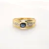 Bague or saphir & diamants sold by 58 Facettes