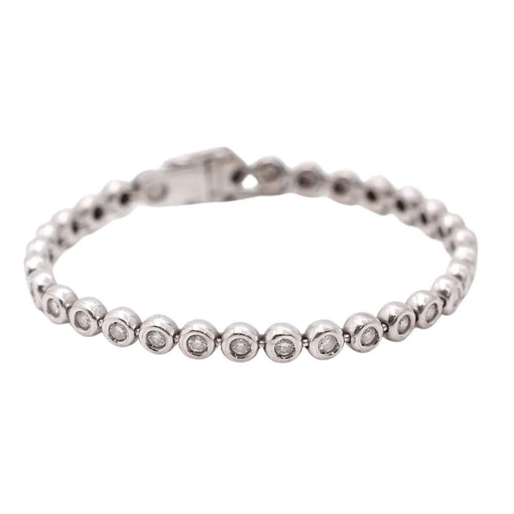 Bracelet diamant et or sold by 58 Facettes