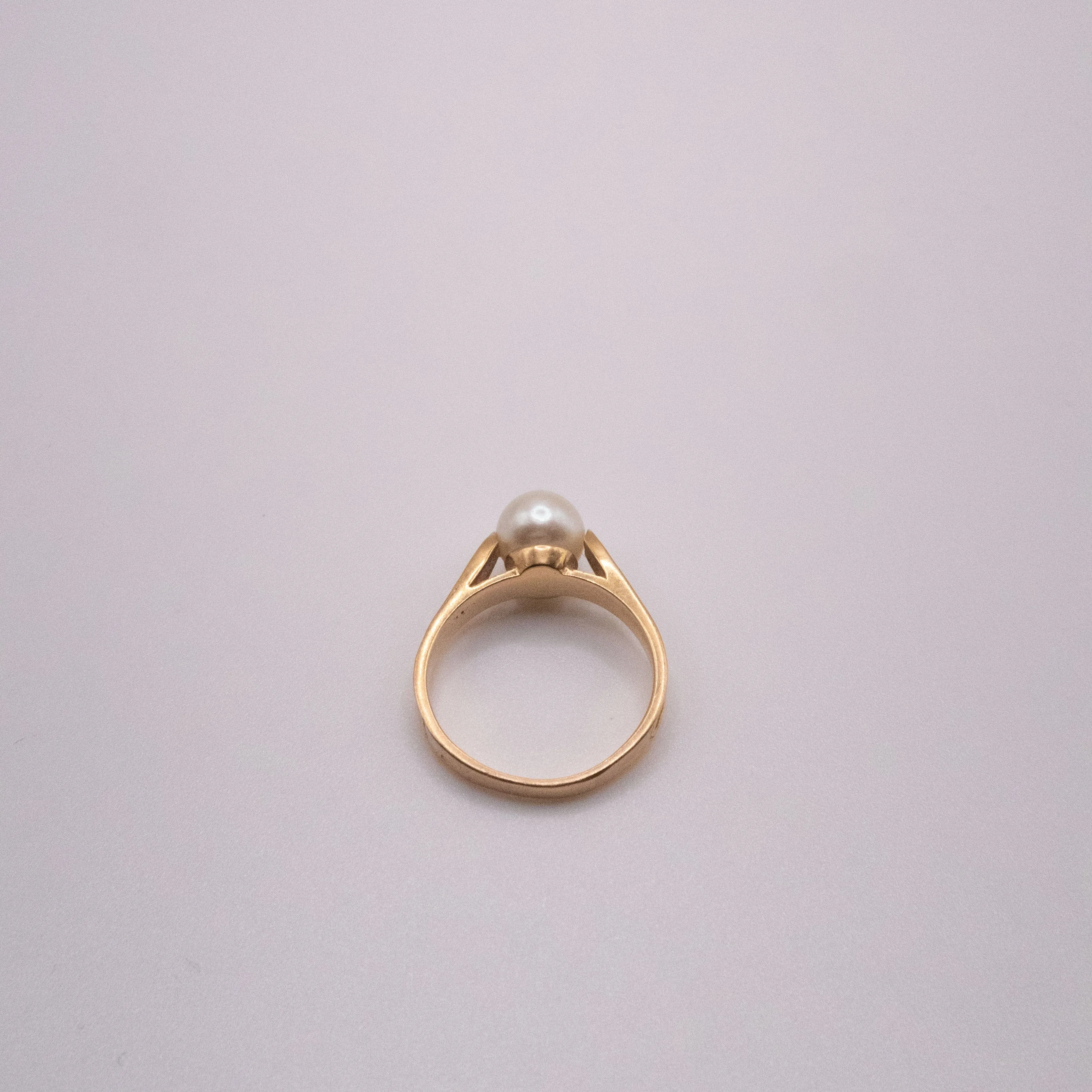 Solitaire Or jaune 18k et Perle de culture sold by 58 Facettes product image thumbnail 5