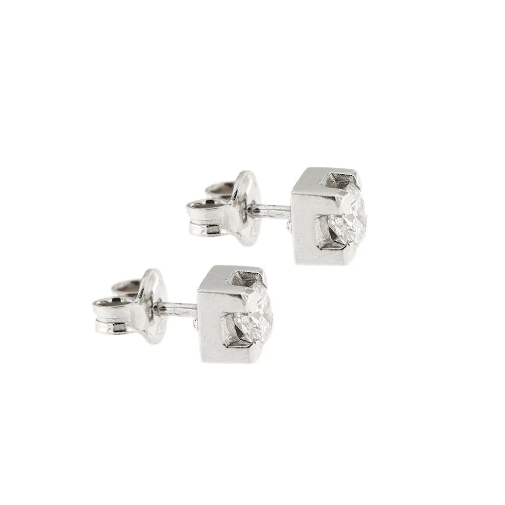 Clous d'oreilles diamants 0,70 ct sold by 58 Facettes product image thumbnail 4