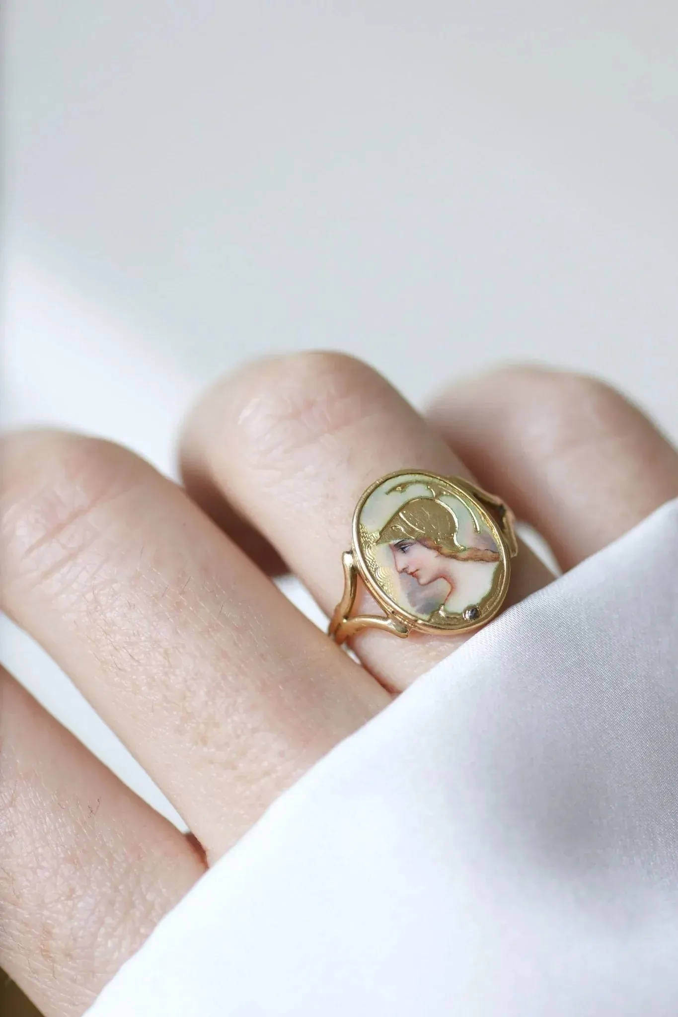 Bague Athéna émail sold by 58 Facettes product image thumbnail 4