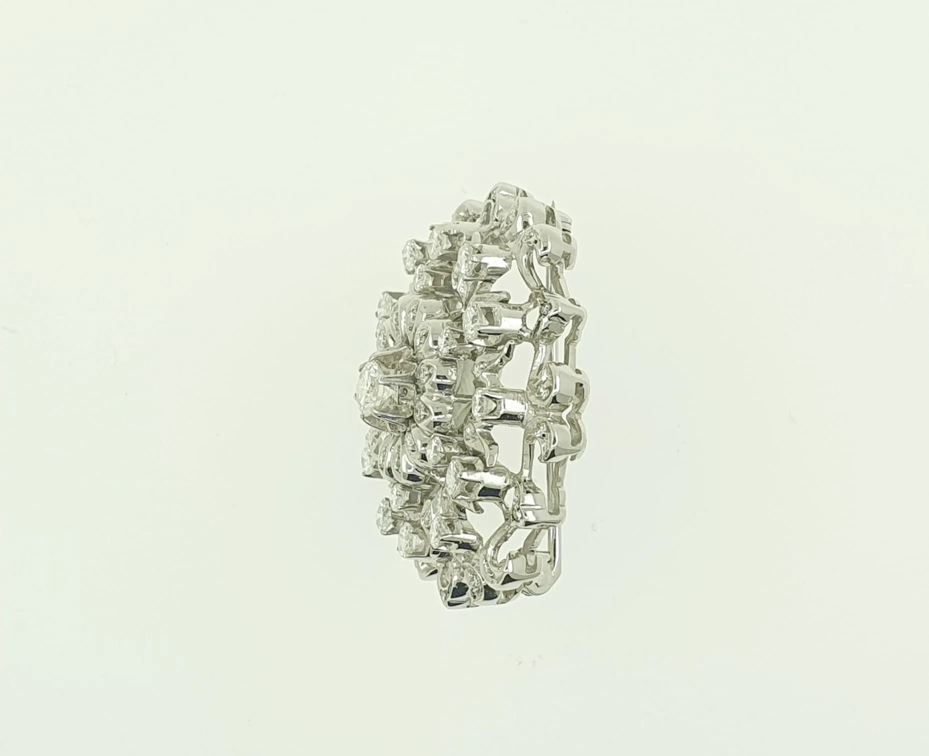 Broche or blanc diamants 1,80 ct sold by 58 Facettes product image thumbnail 2