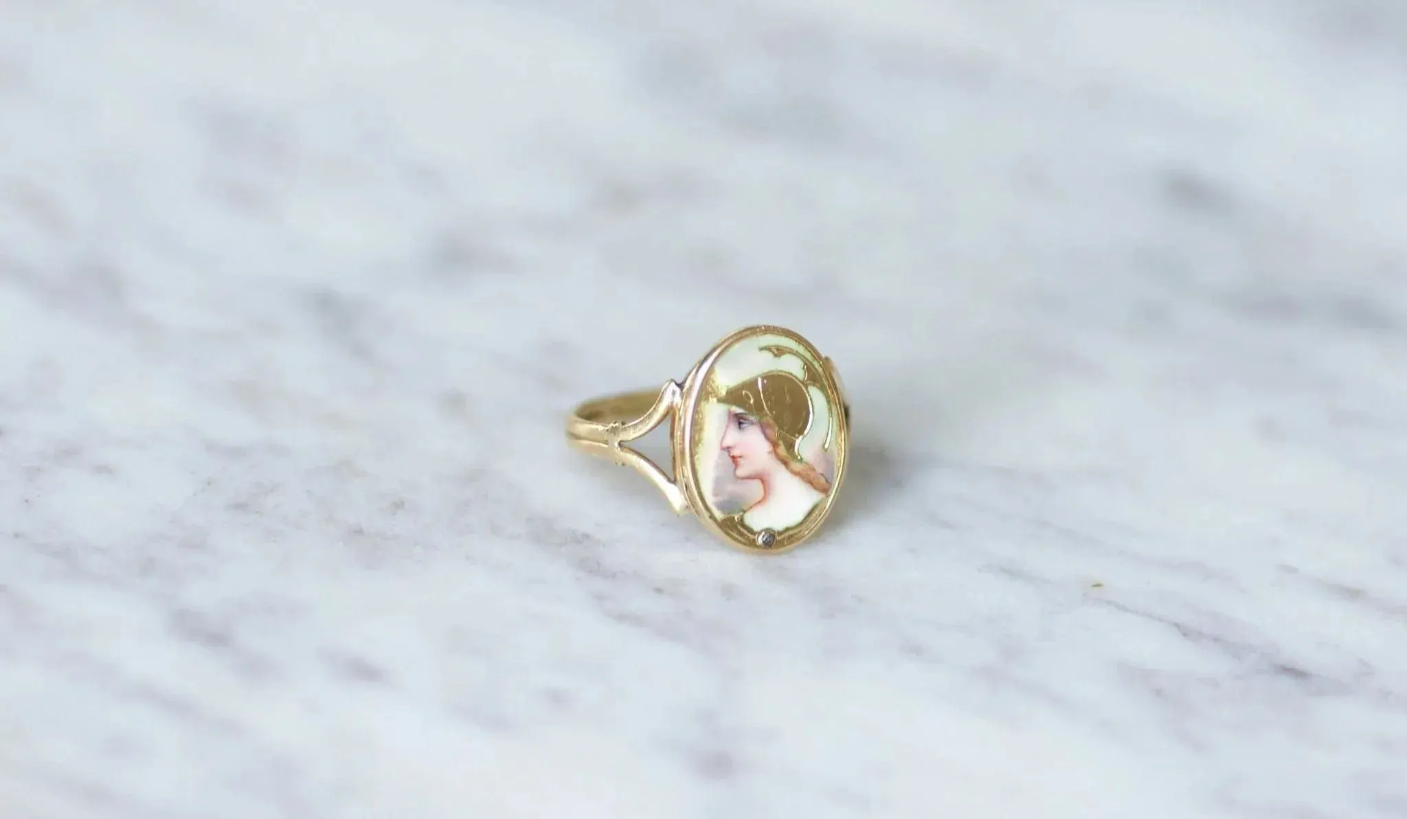 Bague Athéna émail sold by 58 Facettes product image thumbnail 5