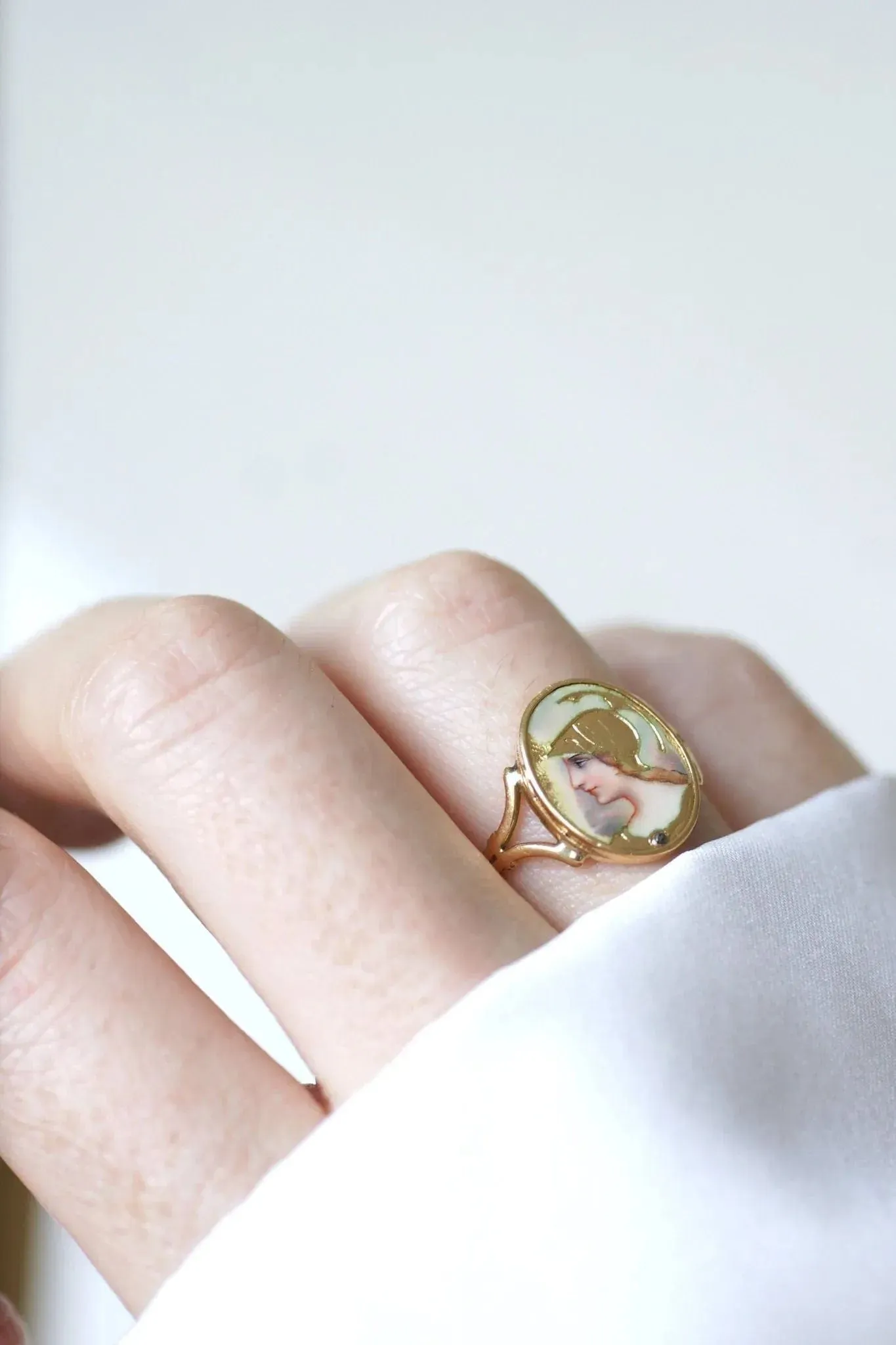 Bague Athéna émail sold by 58 Facettes product image thumbnail 2