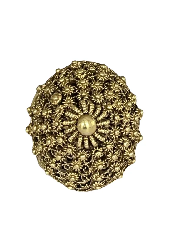 Bague dôme or jaune sold by 58 Facettes