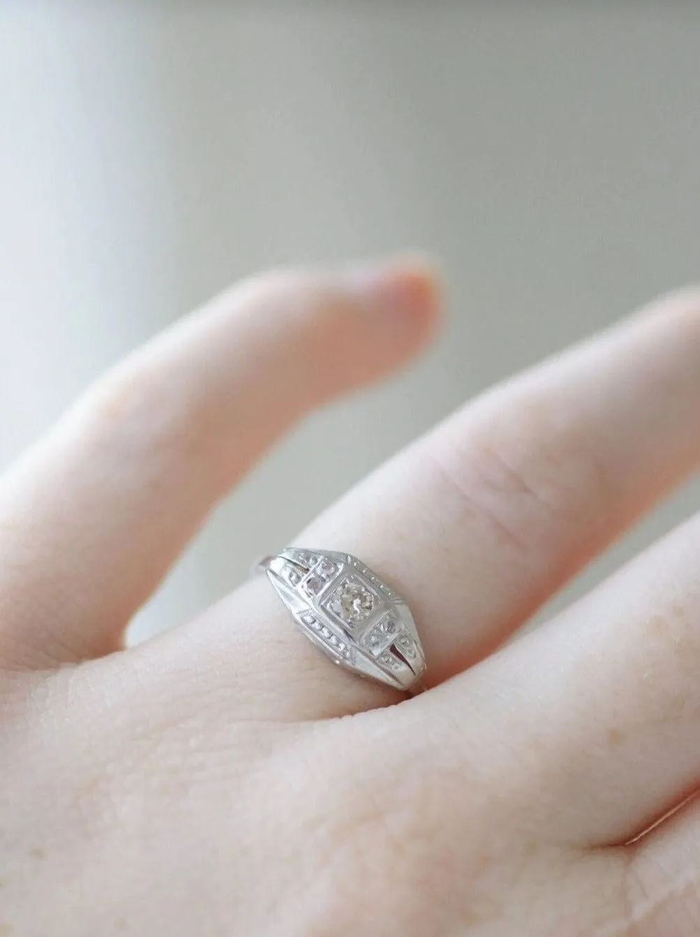 Bague Art Déco Bandeau, Diamants sold by 58 Facettes product image thumbnail 3