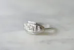 Bague Art Déco Bandeau, Diamants sold by 58 Facettes