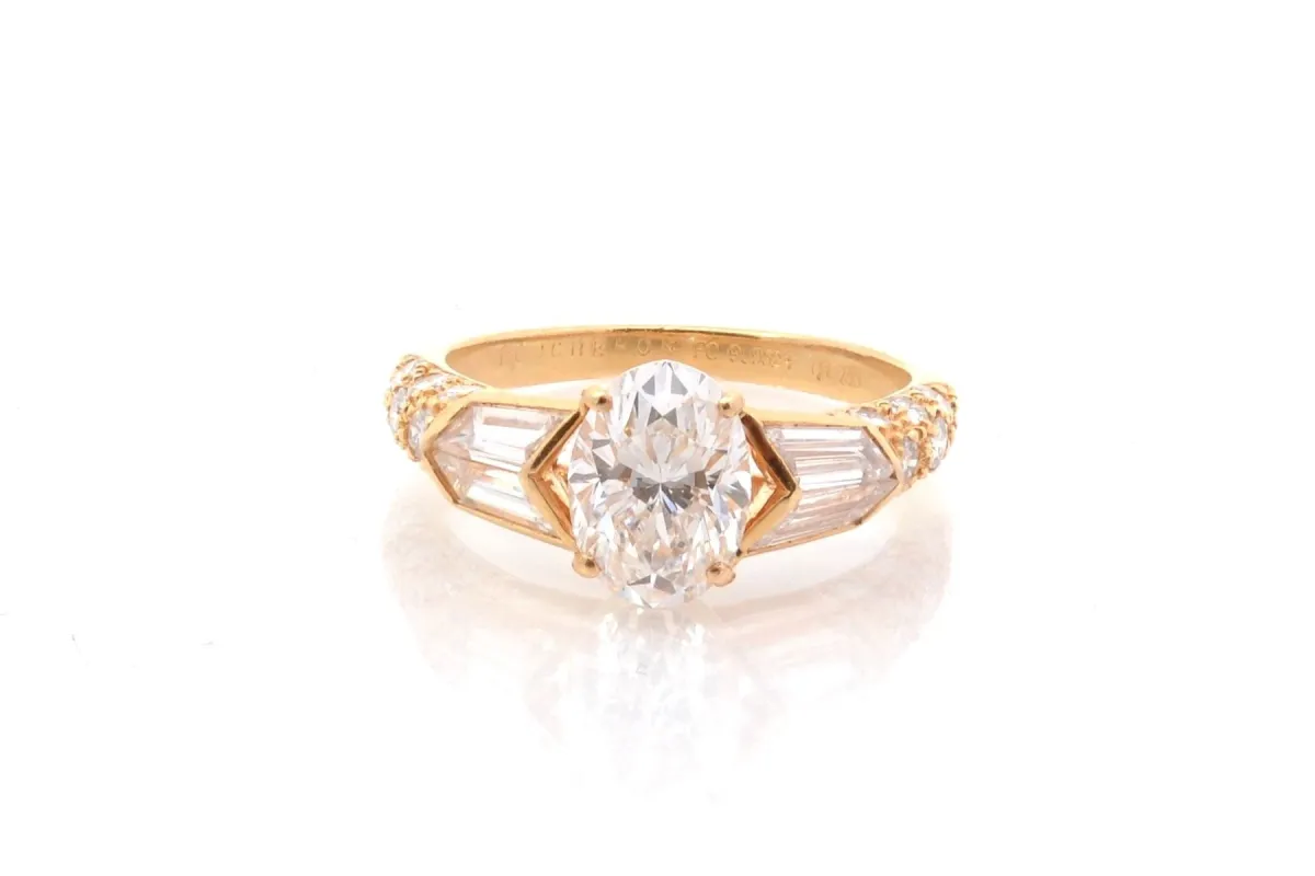 BOUCHERON - Bague diamants en or jaune sold by 58 Facettes
