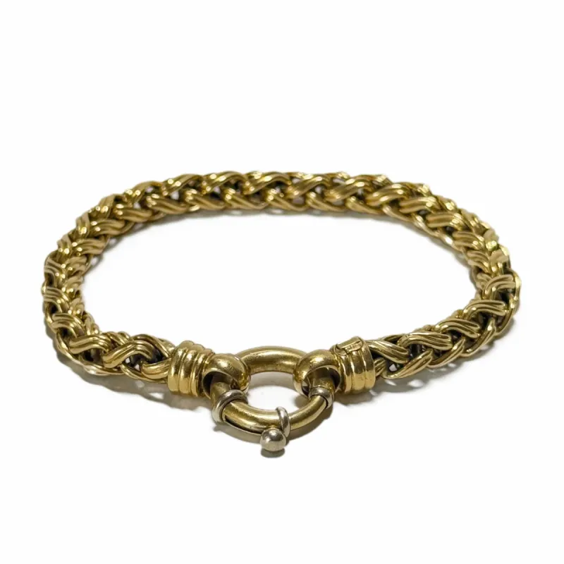 Bracelet maille palmier en or jaune sold by 58 Facettes