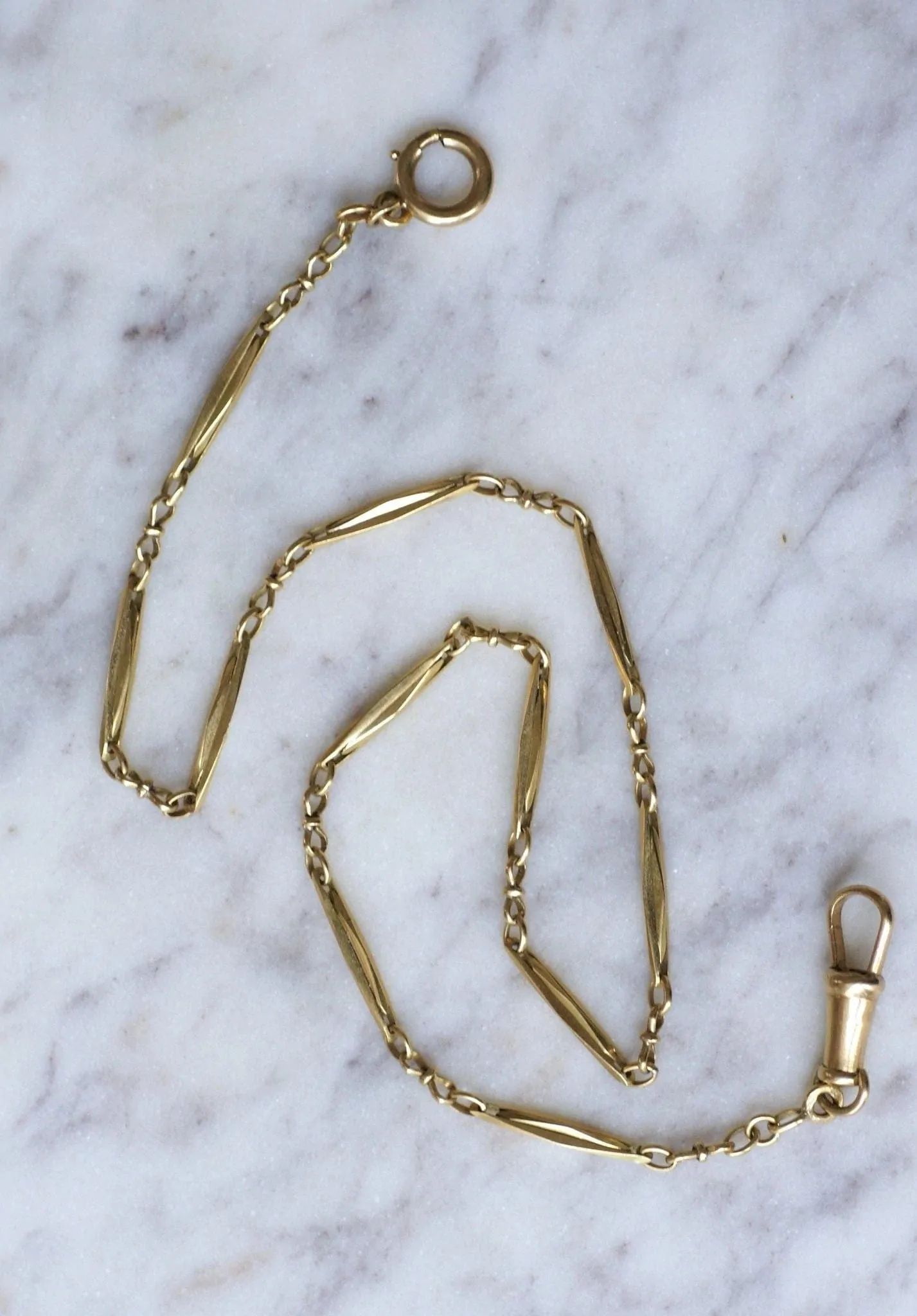 Chaîne de montre ancienne, en or jaune sold by 58 Facettes product image thumbnail 5