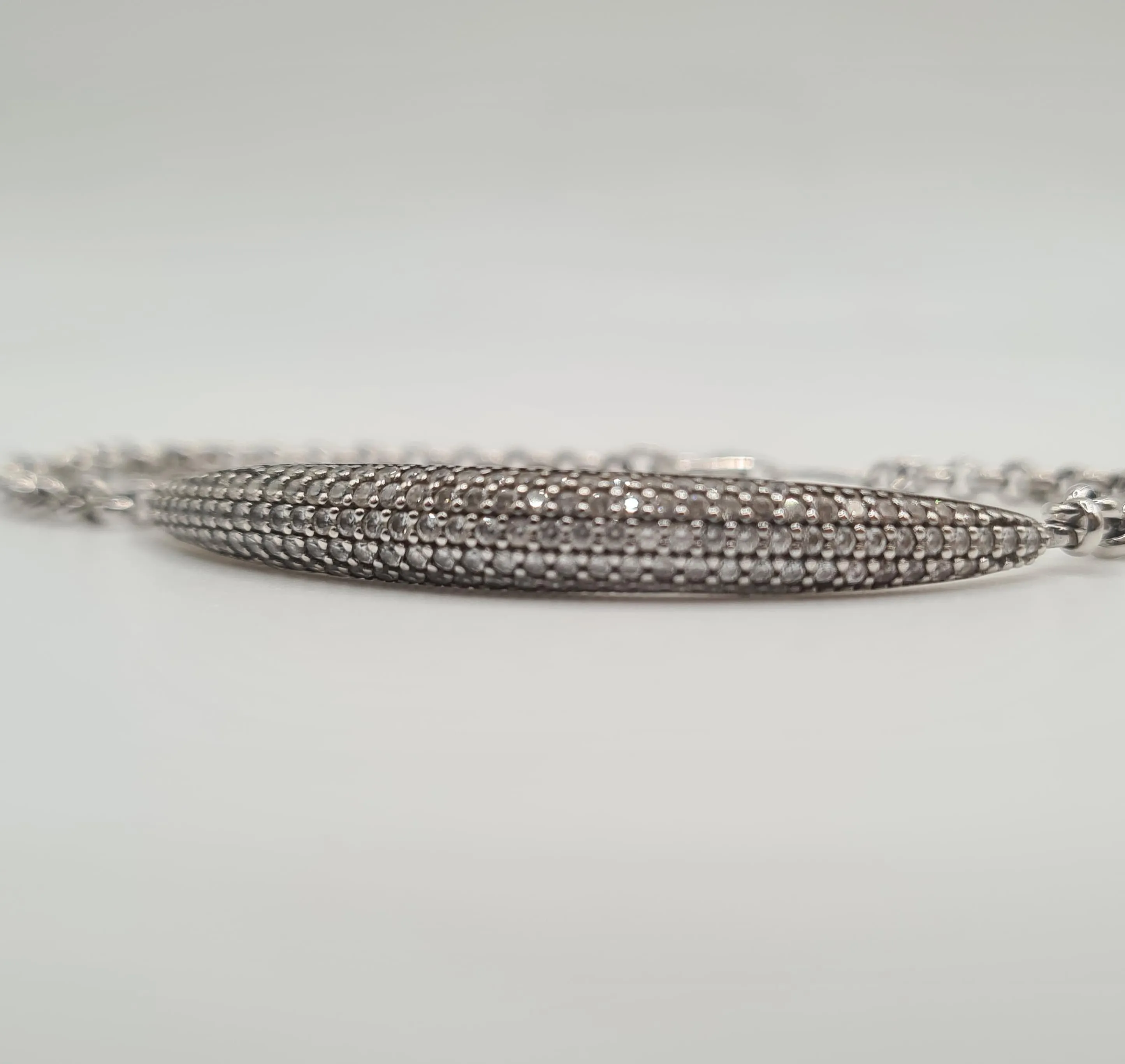 Bracelet or blanc serti zircons sold by 58 Facettes product image thumbnail 5