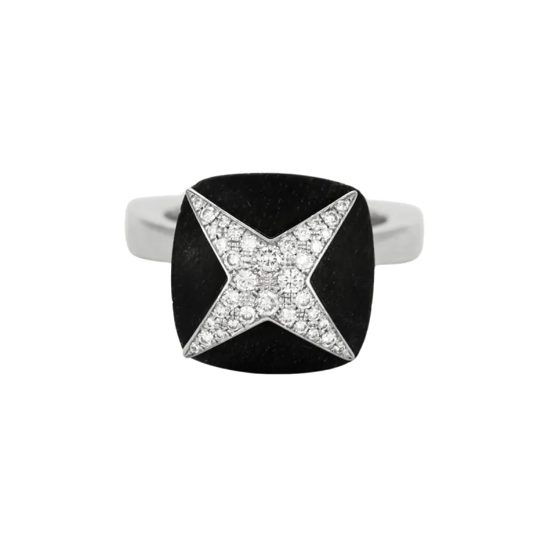 MAUBOUSSIN -  Bague Étoile Divine or gris et diamants sold by 58 Facettes