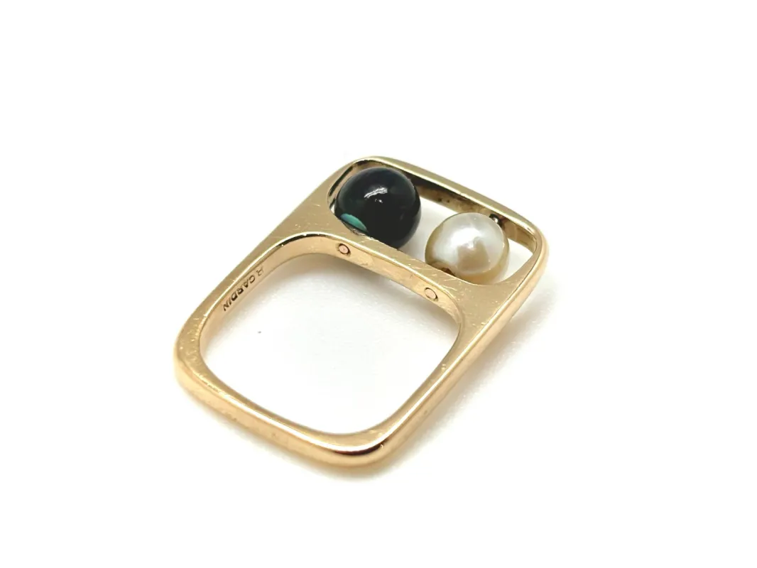 PIERRE CARDIN - BAGUE VINTAGE TOI ET MOI sold by 58 Facettes