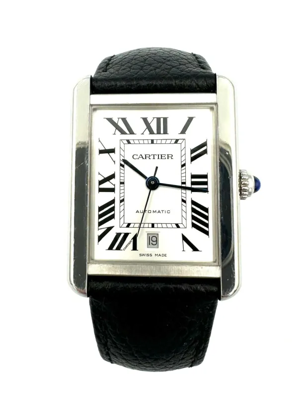 CARTIER. Montre Tank SOLO  XL automatique sold by 58 Facettes
