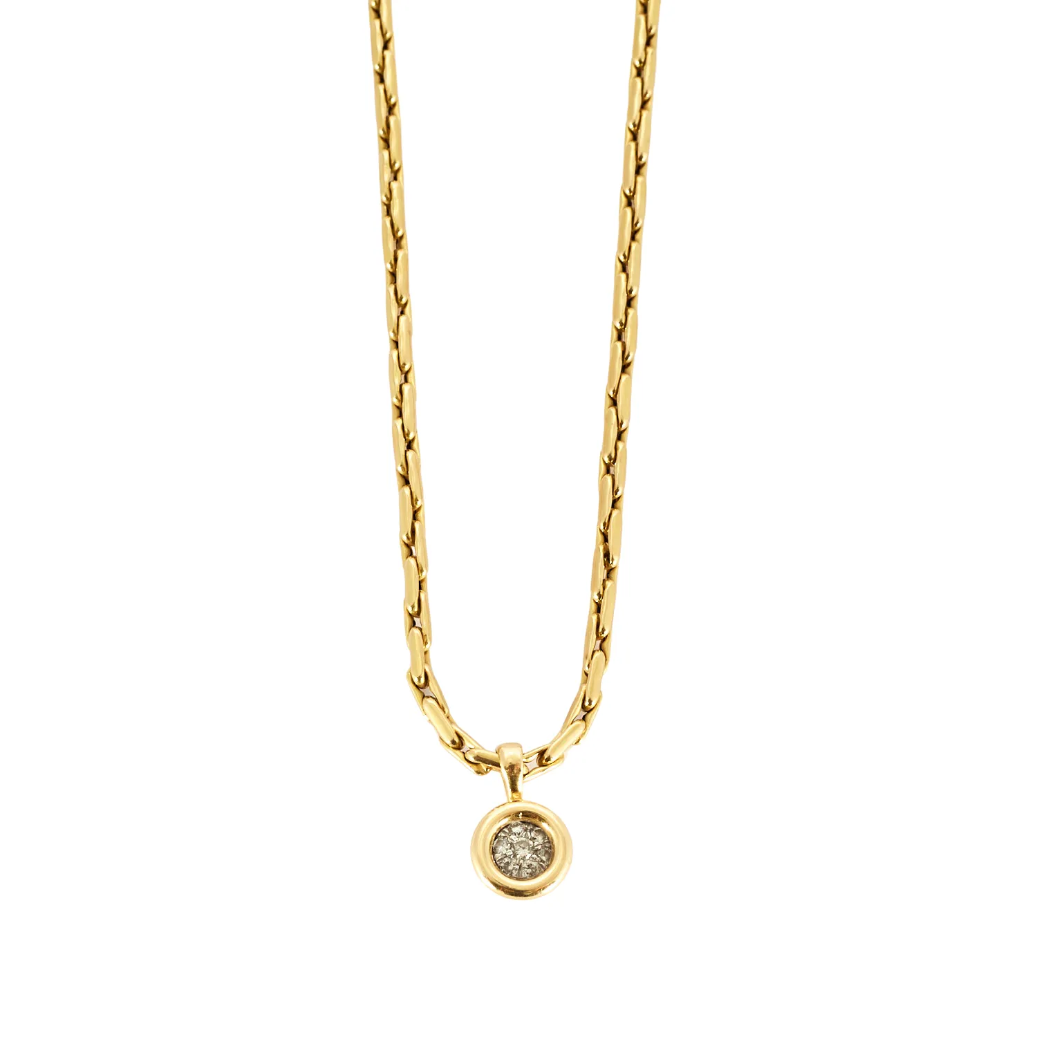 Collier en or jaune et diamants sold by 58 Facettes