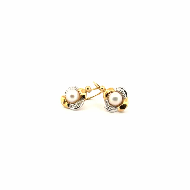 Dormeuse Or Jaune 18k & Perles sold by 58 Facettes