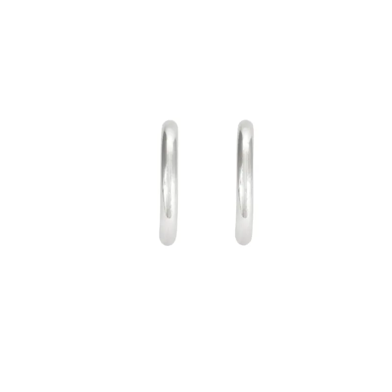 Bouches D'oreilles Créoles Or Blanc sold by 58 Facettes