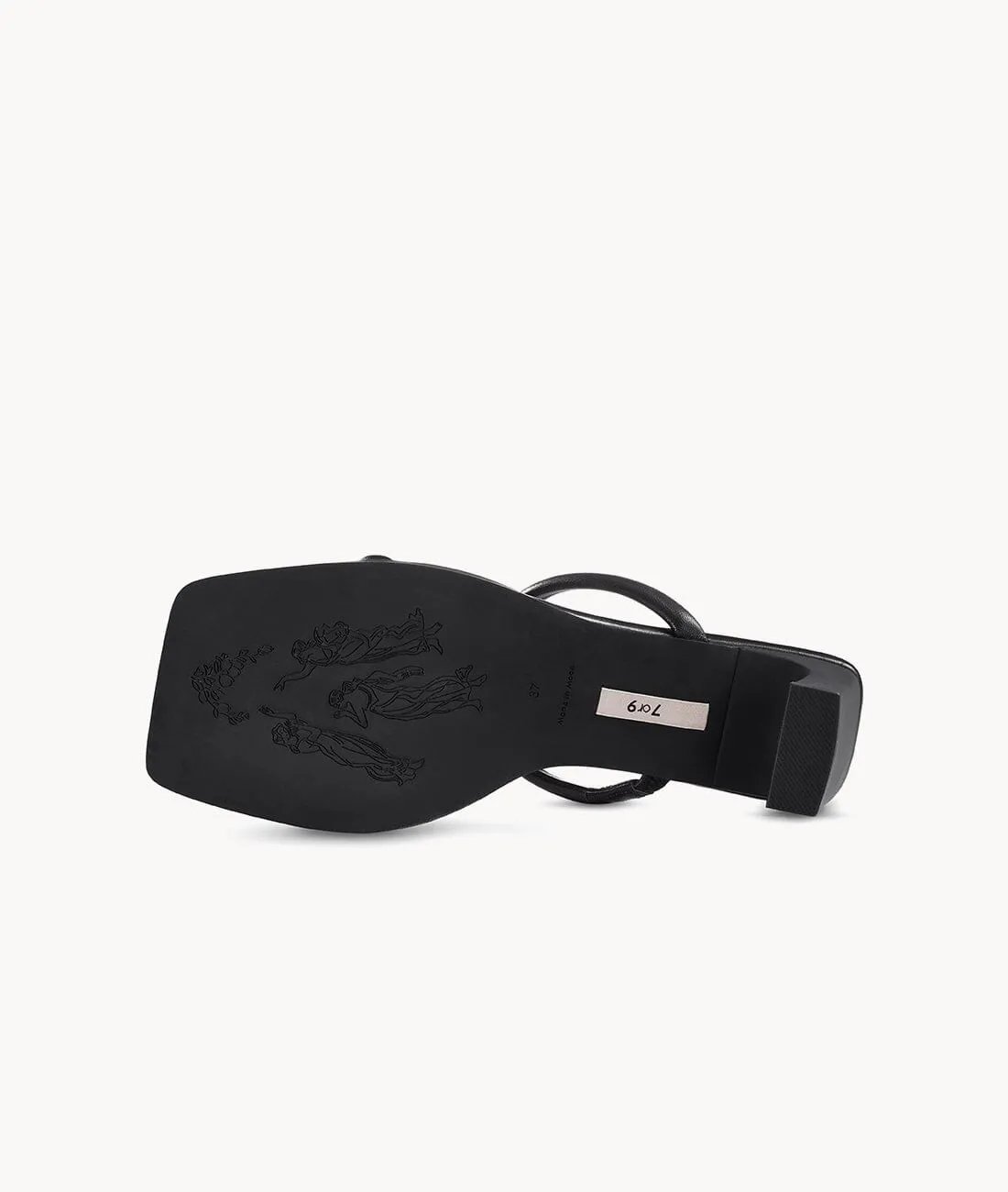 Black Calla Lily Sandal sold by 7OR9 product image thumbnail 3