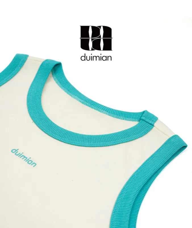Vintage Color Block Tank Top - DUIMIAN sold by 7OR9