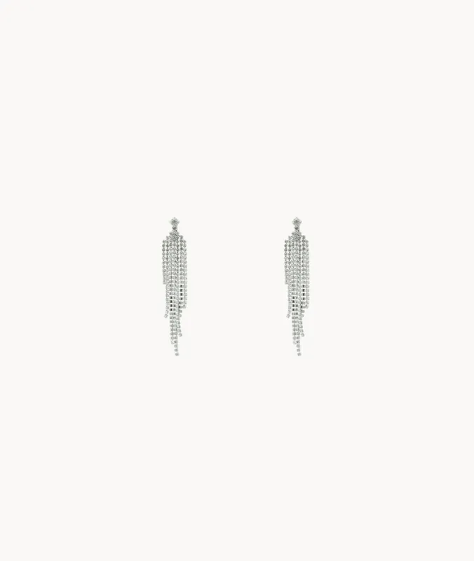 Diamond Tassel Back Clip made by 7OR9