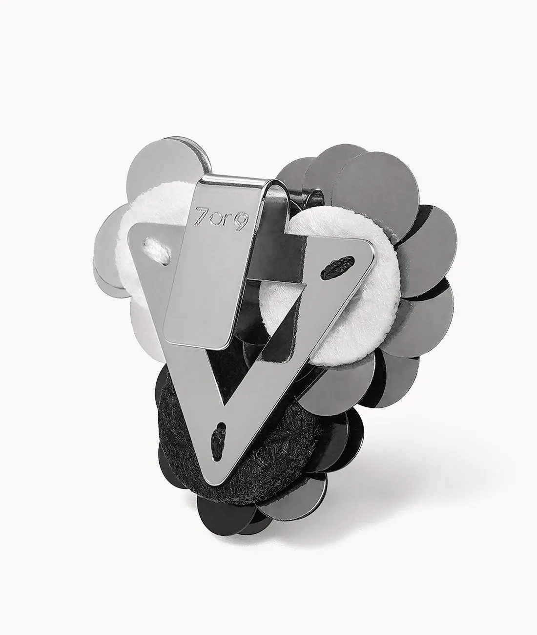 Sequin Flower Buckle - Black sold by 7OR9 product image thumbnail 4