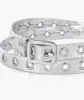 Silver Eyelet Belt sold by 7OR9