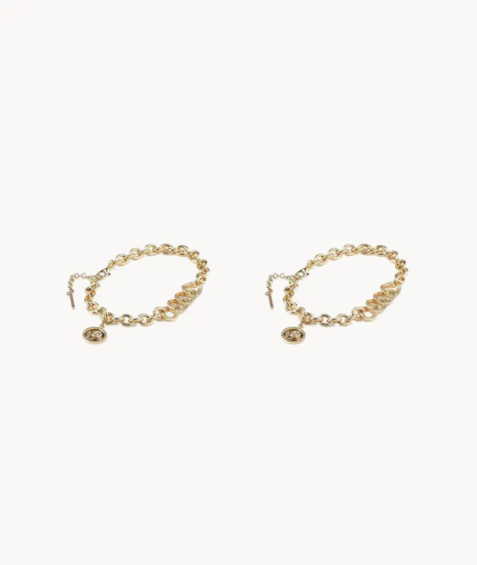 Gold Coin Ankle Chain sold by 7OR9