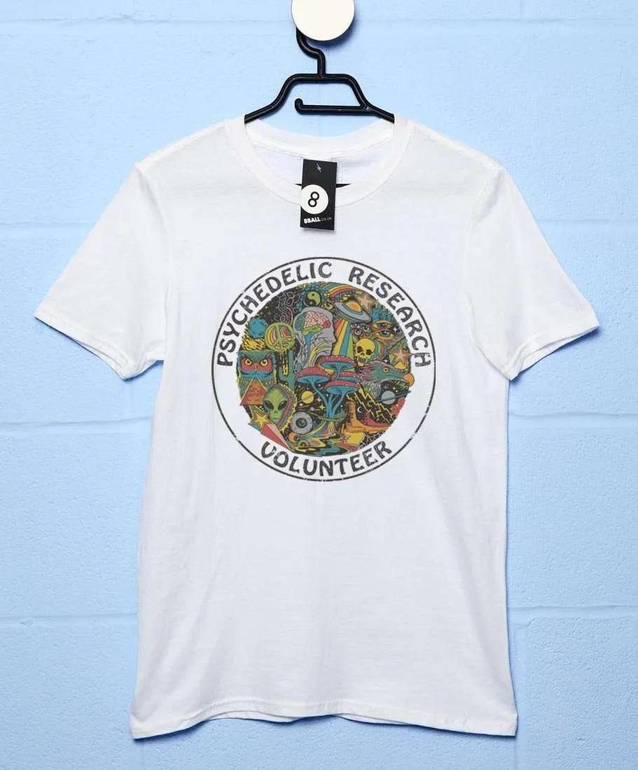 Steven Rhodes Psychedelic Research Volunteer T-Shirt sold by 8Ball