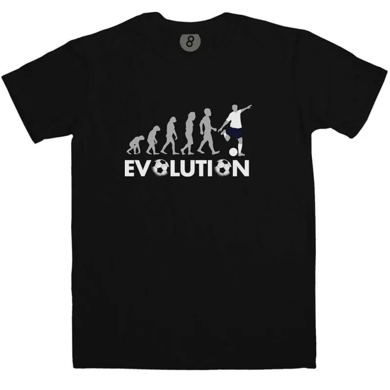 Evolution Of Football London White T-Shirt sold by 8Ball
