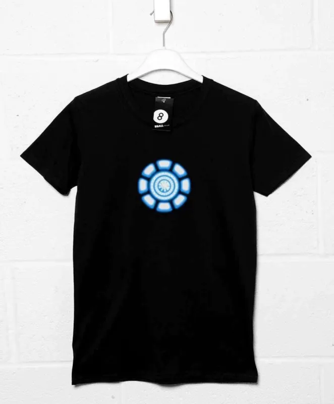 Tony Stark Power Coil Chest T-Shirt sold by 8Ball