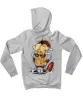 Christmas Beer Fun Santa Back Printed Christmas Hoodie sold by 8Ball