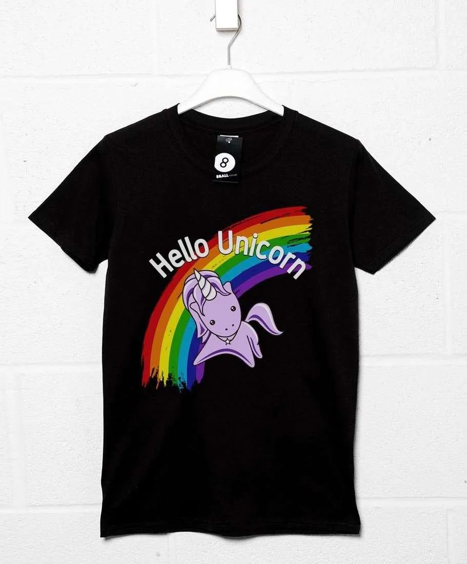 Hello Unicorn T-Shirt sold by 8Ball
