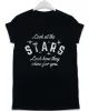 Look at the Stars Lyric Quote T-Shirt sold by 8Ball
