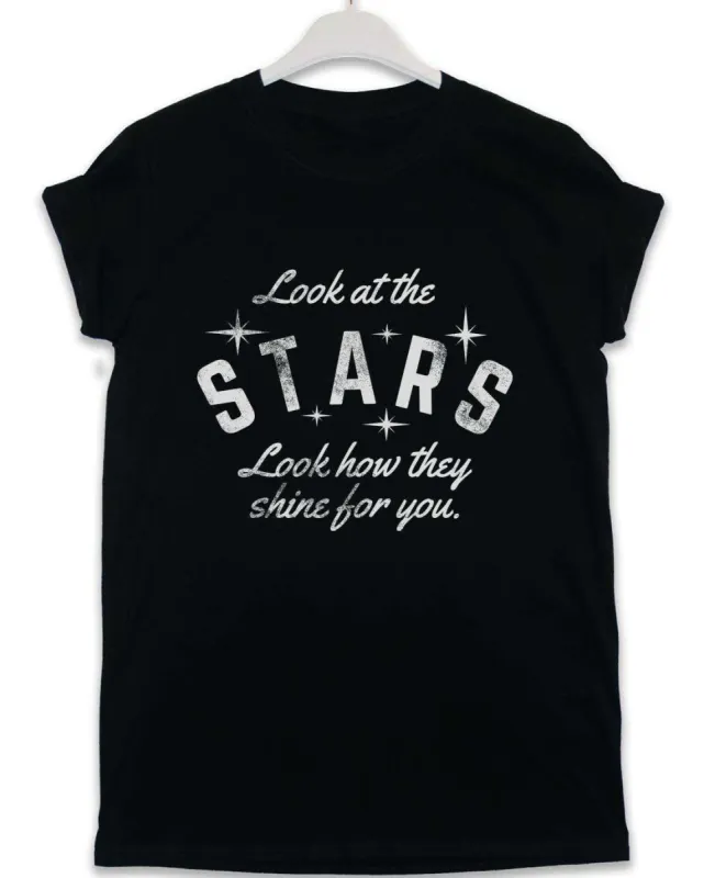 Look at the Stars Lyric Quote T-Shirt sold by 8Ball