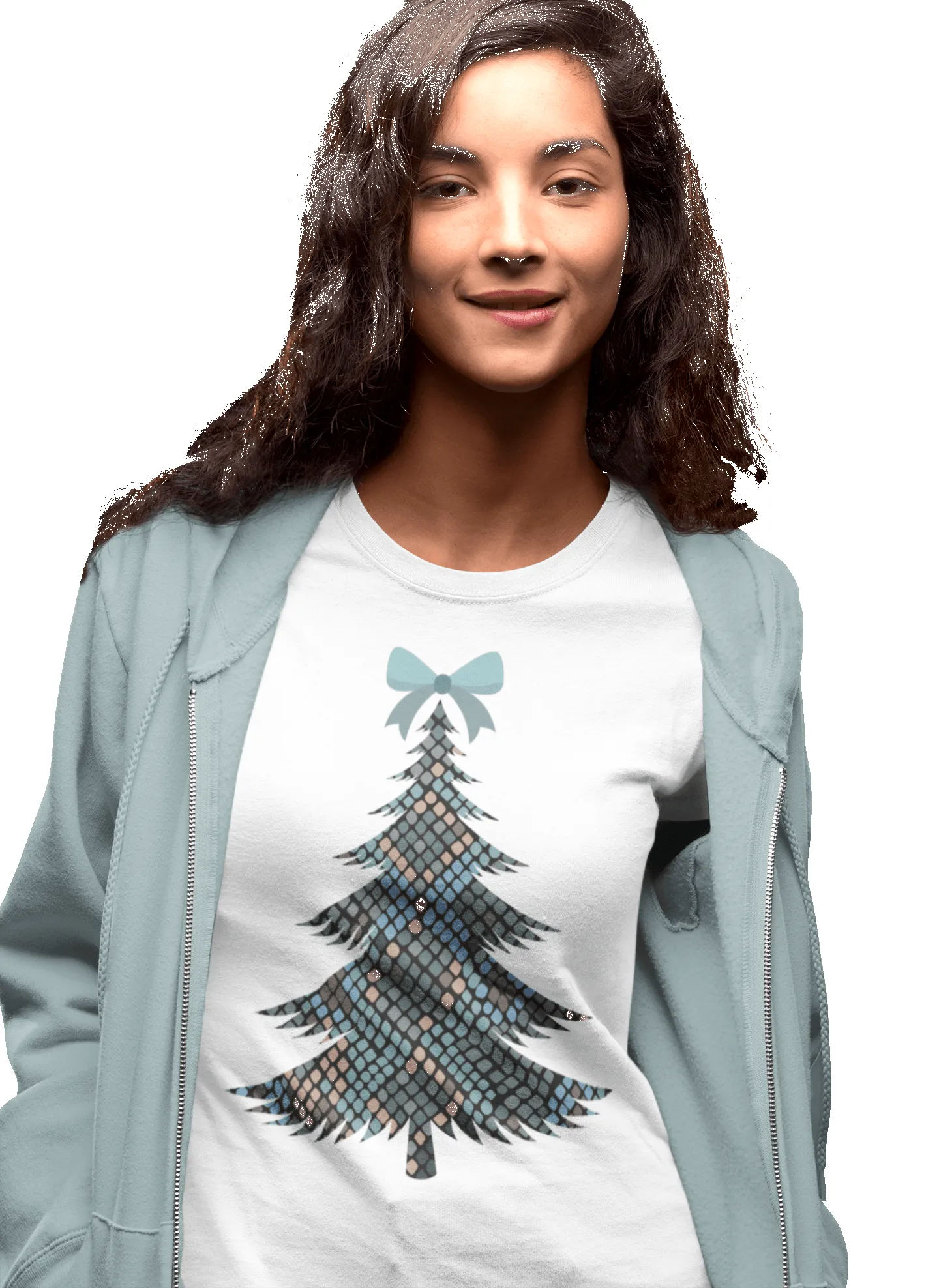 Christmas Tree Womens Style T-Shirt sold by 8Ball product image thumbnail 4