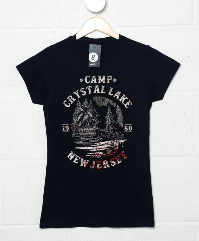 Bloody Camp Crystal Lake 1980 T-Shirt for Women sold by 8Ball