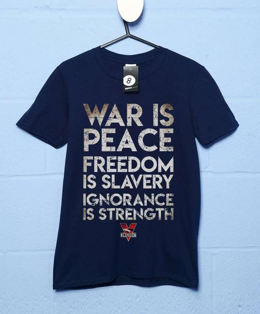 Ingsoc Party Slogans T-Shirt sold by 8Ball product image thumbnail 2