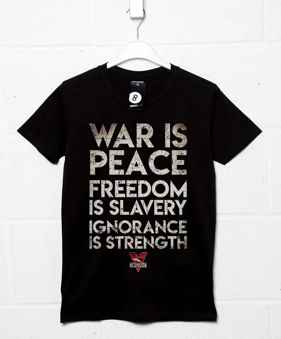Ingsoc Party Slogans T-Shirt sold by 8Ball product image thumbnail 4