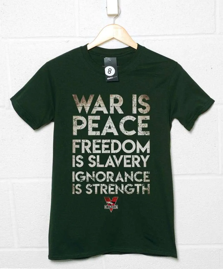 Ingsoc Party Slogans T-Shirt sold by 8Ball product image thumbnail 3