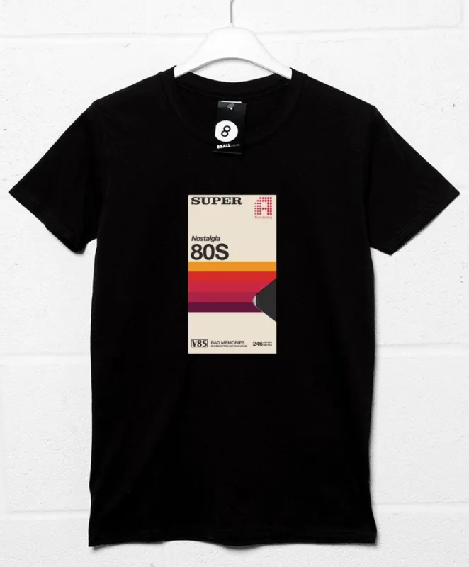 Super 80s Video Tape T-Shirt sold by 8Ball