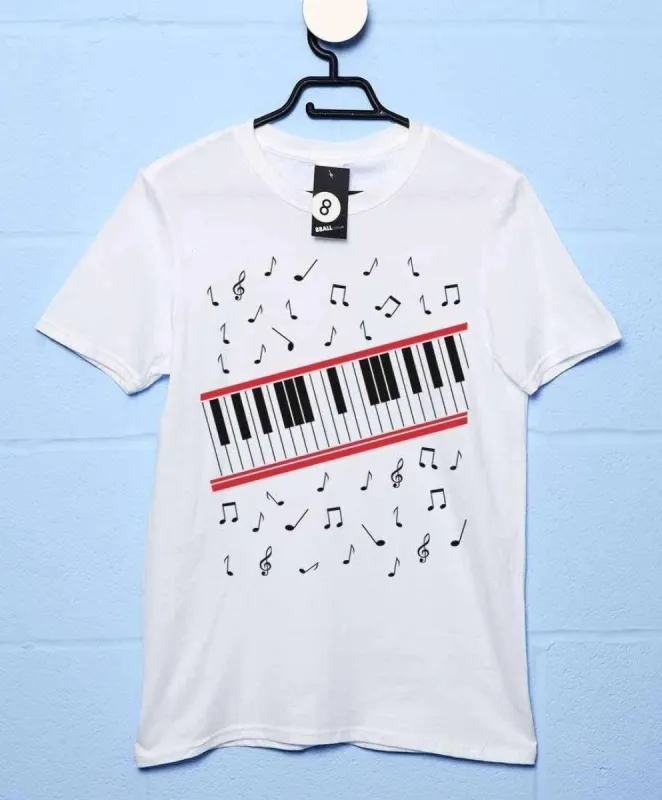 Beat It Piano T-Shirt As Worn By Michael Jackson sold by 8Ball