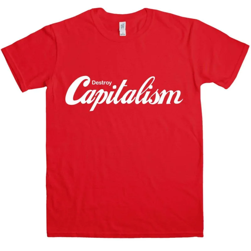 Destroy Capitalism T-Shirt sold by 8Ball