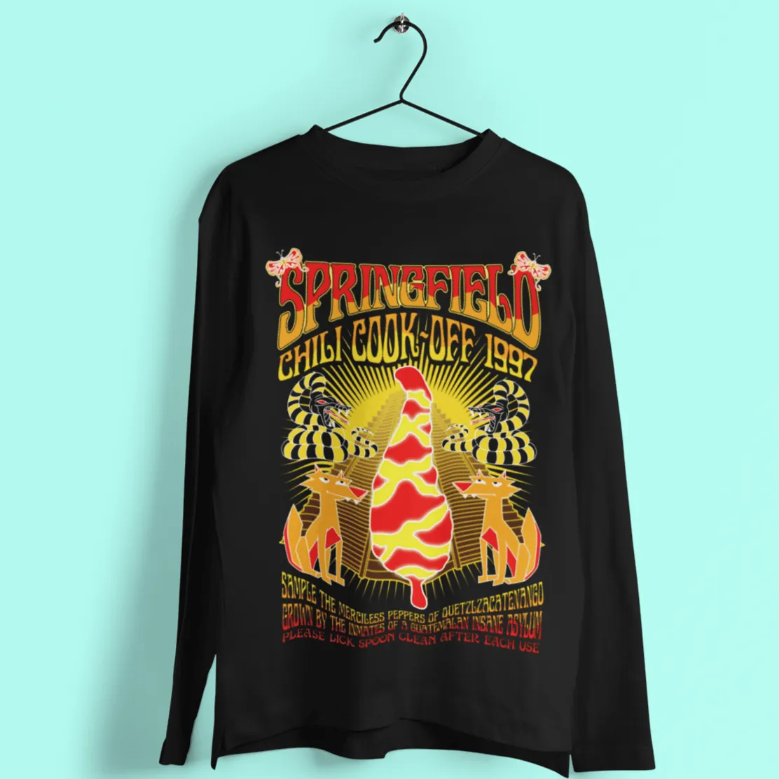 Springfield Chili Cook Off Long Sleeve T-Shirt sold by 8Ball