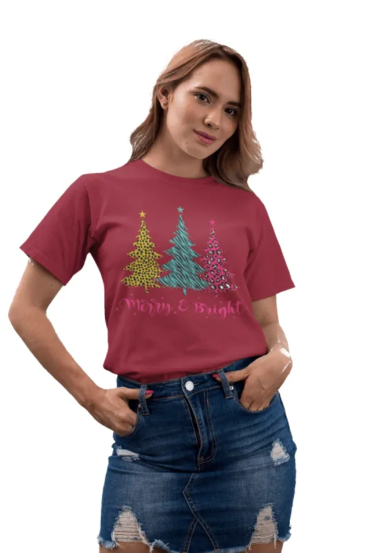 Unisex Triple Christmas Tree Adult for Men and Women T-Shirt sold by 8Ball