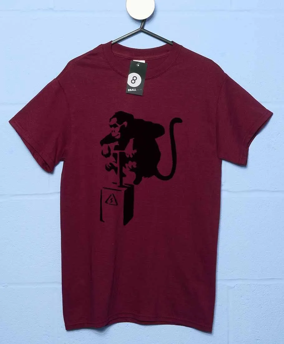 Banksy Detonator Monkey T-Shirt sold by 8Ball product image thumbnail 4