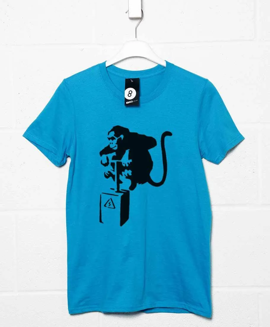 Banksy Detonator Monkey T-Shirt sold by 8Ball product image thumbnail 3